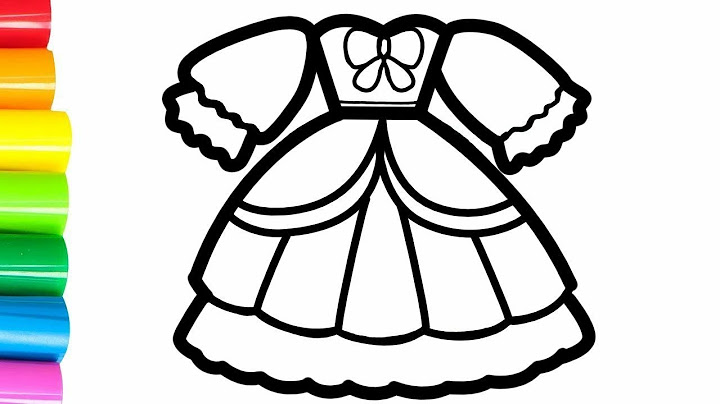 Drawing, Painting, Coloring Dress and Easy For Children, Toddlers / Let's paint together