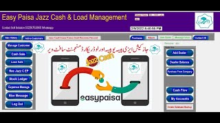 Easy Paisa Jazz Cash U Paisa Load Management System||Ufone top up screenshot 3