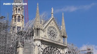 Chantier de la Cathédrale Notre Dame - 13 mai 2024 - Reconstruction / Rénovation extérieure