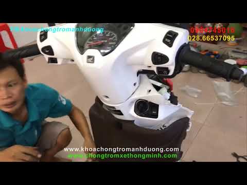 Video Hướng dẫn lắp khóa Smart Key cho xe Vision cực dễ - youtube