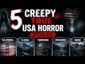 5 Creepy True USA Horror Stories[California, Alaska, Tennessee, Wisconsin, Idaho] #USAHorror #viral 