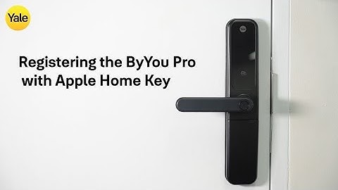Registering the ByYou Pro Mortice Smart Lock with Apple Home Key