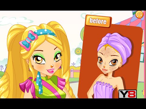 Game Thời Trang Công Chúa Phép Thuật Winx - Stella Facial Makeover - Youtube