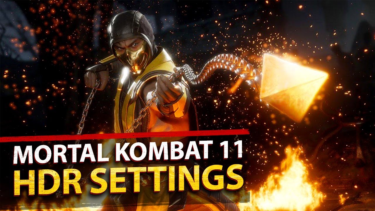 About HDR Settings of Mortal Kombat 11