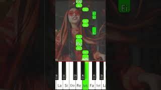 CANCIÓN DE LAS IDOLS - SEÑORITA INFLUENCER ❤️💚🧡   #piano Melodia