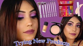 Trying New Products 💜 Honest Review 💜 Mac, Pac, kaybeauty ll Akanksha soni