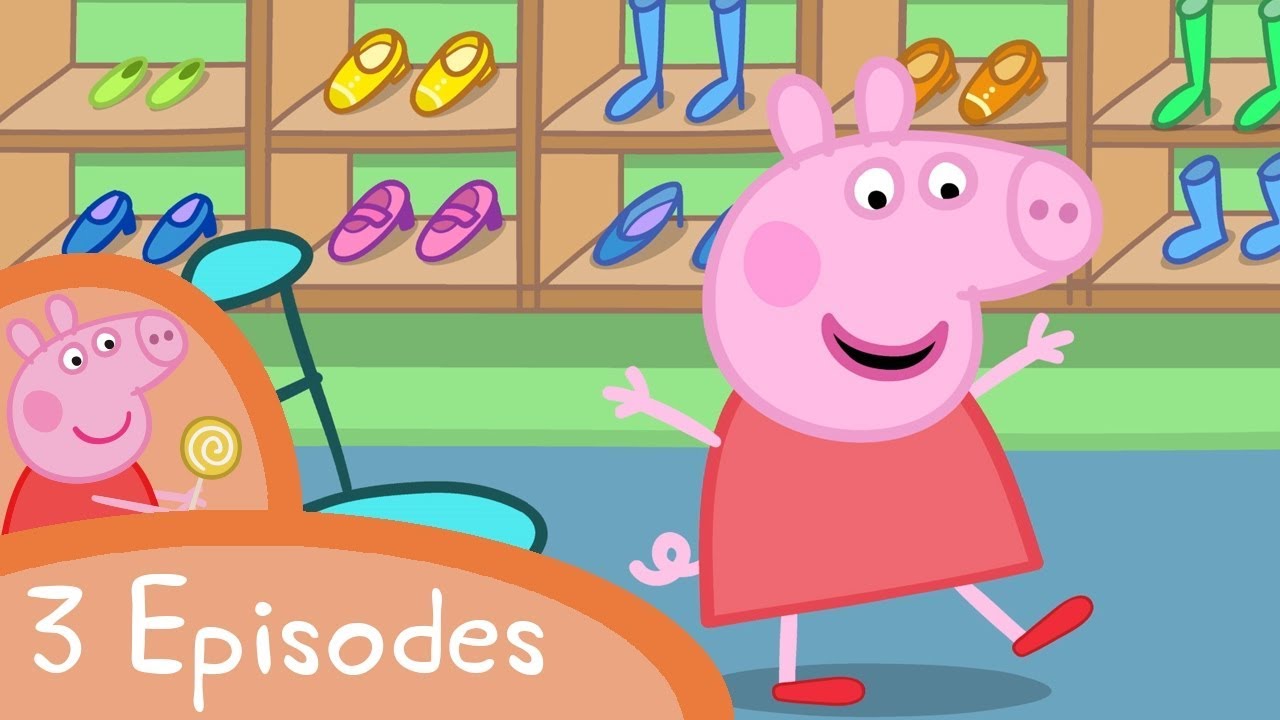 Peppa Pig Shopping and new things (3 episodes) YouTube