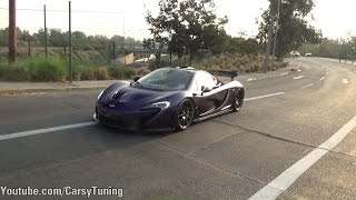 McLaren P1 Driving Race Mode in Santiago!