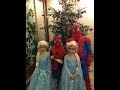 Привітання героїв Disney З Новим Роком 2018//Elsa/Spider-Man//Kostya Kids TV