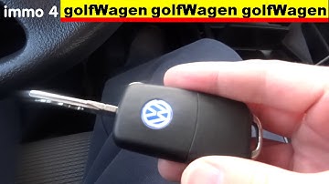 immo 4 key adaption on VW Golf 5 2007-2008 big problem / immobilizer 4 key adaption