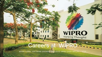 🚀 Wipro TURBO - Software Engineer Exclusive Hiring 2025