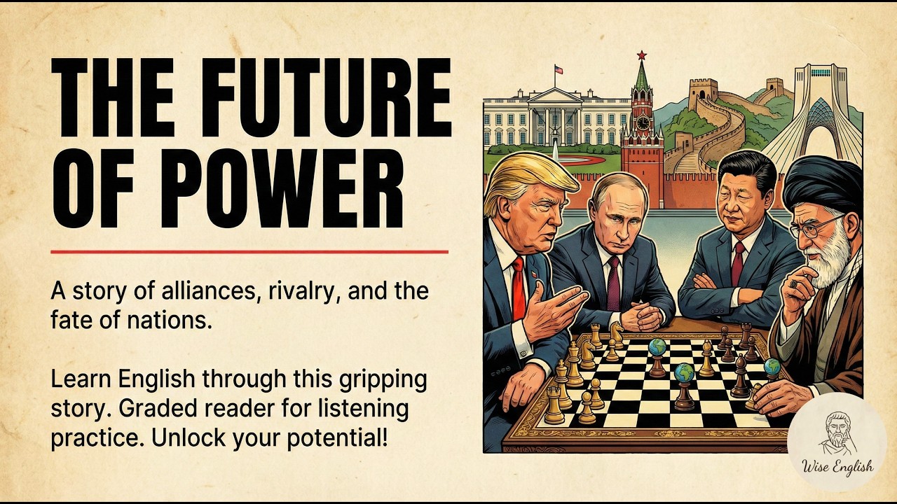 The Game of World: Iran, USA, & The World Powers || Learn English Through Story ♟️ || Learn English