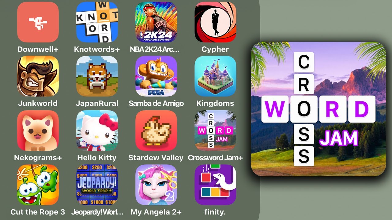 Crossword Jam Brain Puzzle Games For Adults IPad Gameplay crossword-jam-brain-puzzle-games-for-adults-ipad-gameplay
