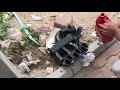 تنظيف ثلاجة وثروتل نيسان اكستيرا cleaning collector intake manifold