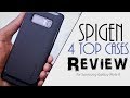 Spigen Galaxy Note 8 Cases Review | Whitestone Dome Tempered Glass Installed