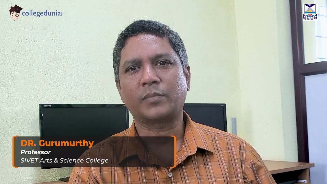 Dr Gurumurthy Professor Sivet Arts And Science College Youtube