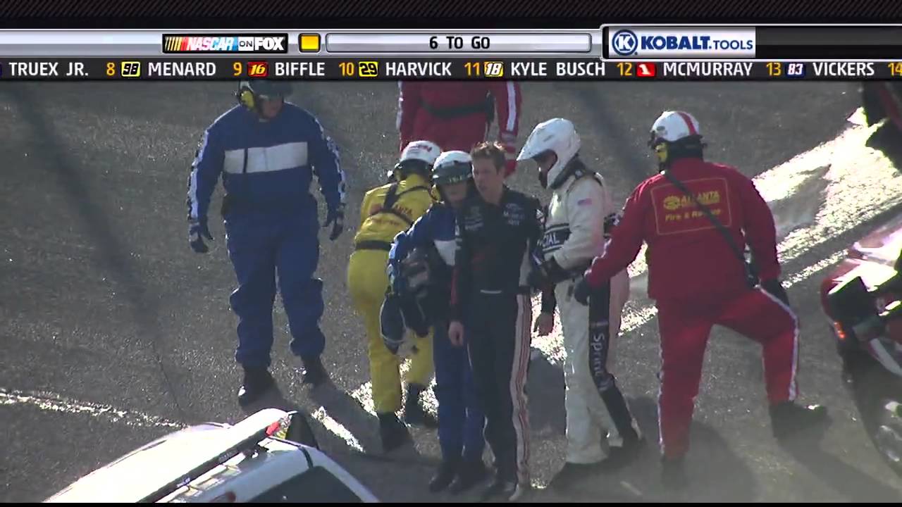 2010 Brad Keselowski flip @ Atlanta