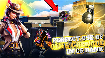 Perfect use of clu & grenade in cs ranked 2025 || Ninja gamerz || Garena free fire