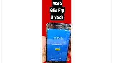 Moto G5s Frp Google Account Bypass Without Computer!!