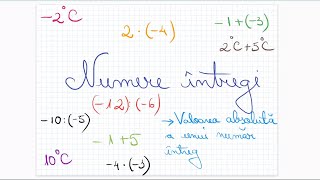 Numere Intregi: Valoarea absoluta sau modulul unui numar intreg
