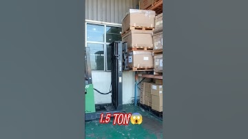 Amazing Operator Skills✅ High Reach Standup Forklift #shorts