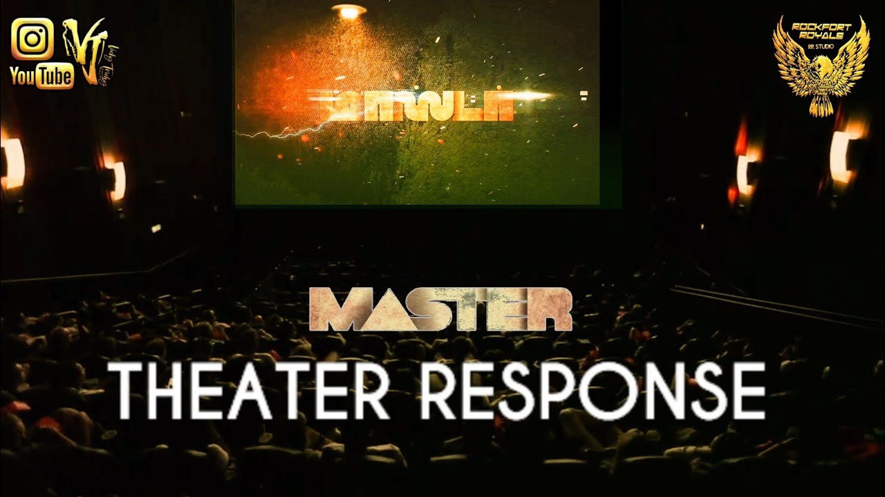 Master Theater Response | RR Studio Trichy | Thalapathy Vijay | Vj Vicky Trichy | Master
