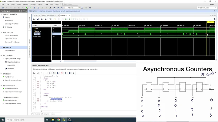 32 - Asynchronous VS Synchronous Counters