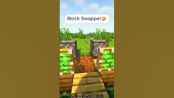 Minecraft Block Swapper 😍 #shorts #minecraft #minecraftbuilding