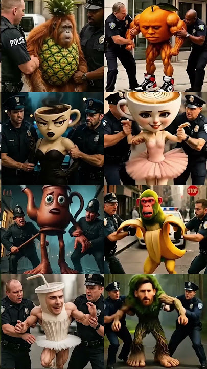 ITALIAN BRAINROT & POLICIA SINGING 'Du Du Du'