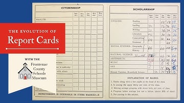 The Evolution of Report Cards
