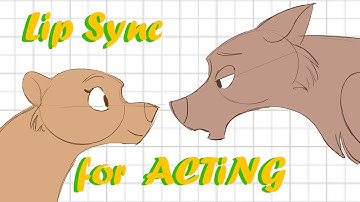 LIP SYNC for ACTING  Animation Tutorial