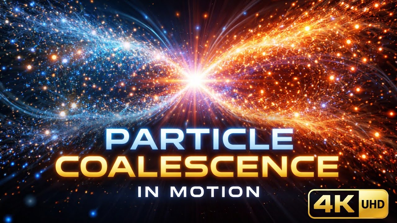 Particle Coalescence in Motion (4K UHD)