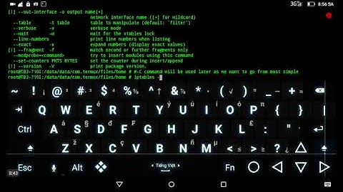 Termux Tutorial: IPtables (Part 2-1 - IPtables usage)