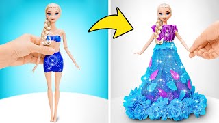 Wow Sparkling Dress From Craft Paper & Clay Fit For A Queen Elsa Inspired Crafts