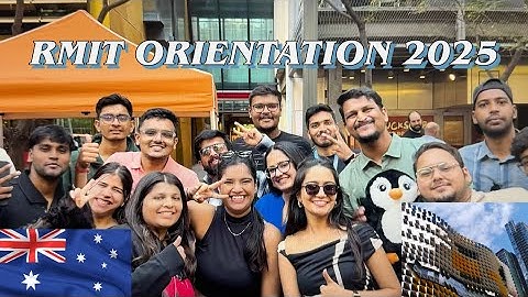RMIT CITY CAMPUS ORIENTATION 2025. Vlog#2