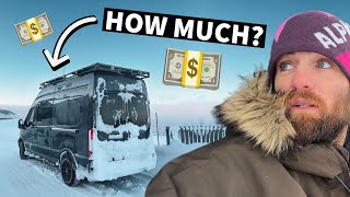 TOTAL COST OF ARCTIC adventures!!! This was pain full