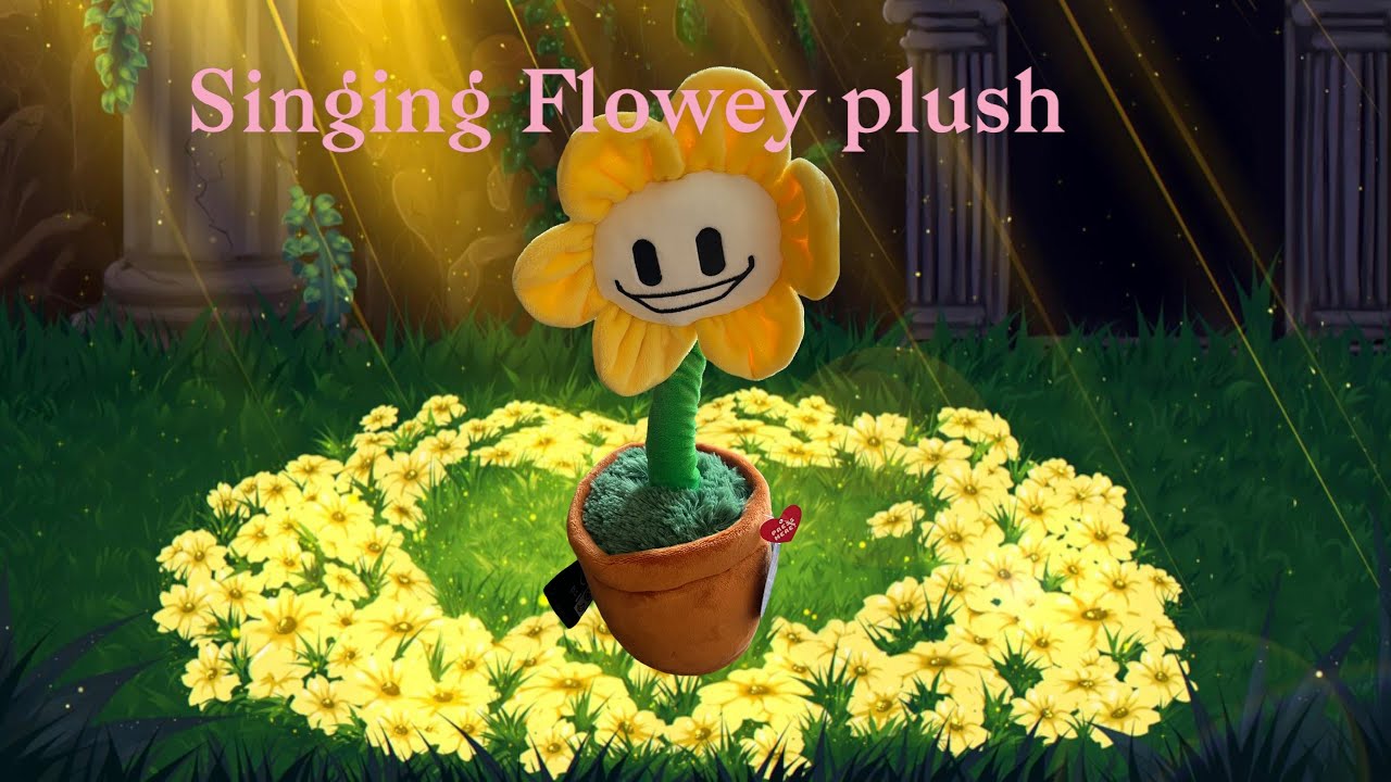 DIY GIANT Undertale Flowey Plushie with Interchangeable Face