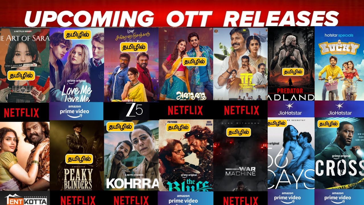 Upcoming New OTT Tamil Movies | Upcoming OTT Release Movies in Tamil & Tamil Dubbed Reviews