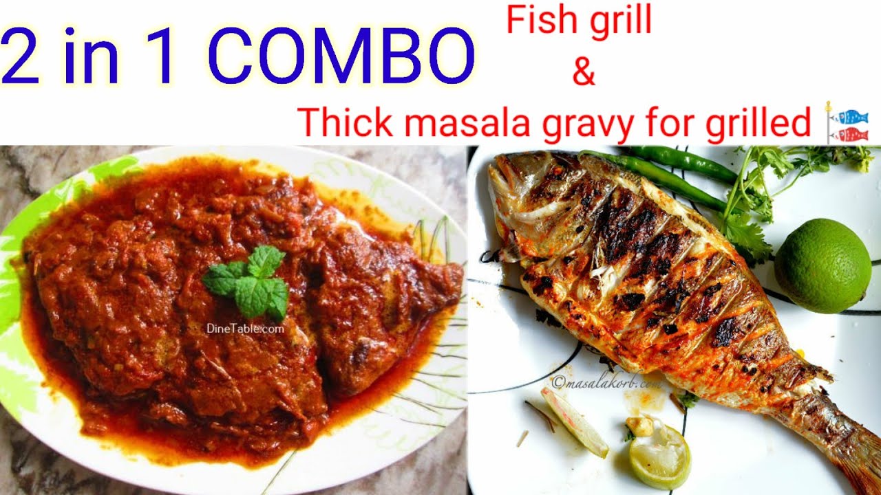grilledfish Grilled fish with thick gravy, in malayalamEP22 YouTube