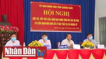 Quảng Ngãi đối thoại với người dân khu xử lý rác Nghĩa Kỳ