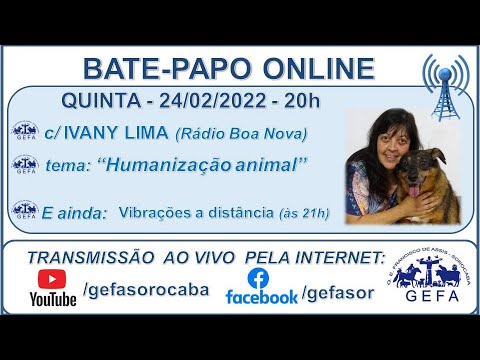Assista: Bate-papo online - c/ IVANY LIMA (24/02/2022)
