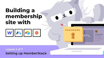 (1 of 7) How to build a membership site with Webflow, MemberStack, Airtable & Zapier course