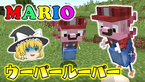 マイクラ マリオがウーパールーパーに 様々なウーパールーパーを追加するmodがヤバすぎた ゆっくり達のマインクラフト Minecraft Mp3