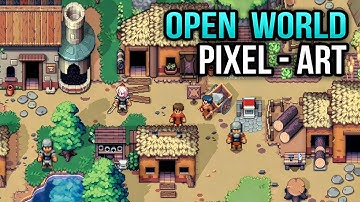 Top 10 PIXEL ART OPEN WOLRD Games for Android & iOS 2025 | Pixel Art RPG Open world 2025