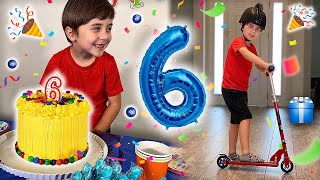 ANIVERSÁRIO DE 6 ANOS DO MARCOS 🎉 Festa Surpresa e Presentes 🎁 Família Brancoala