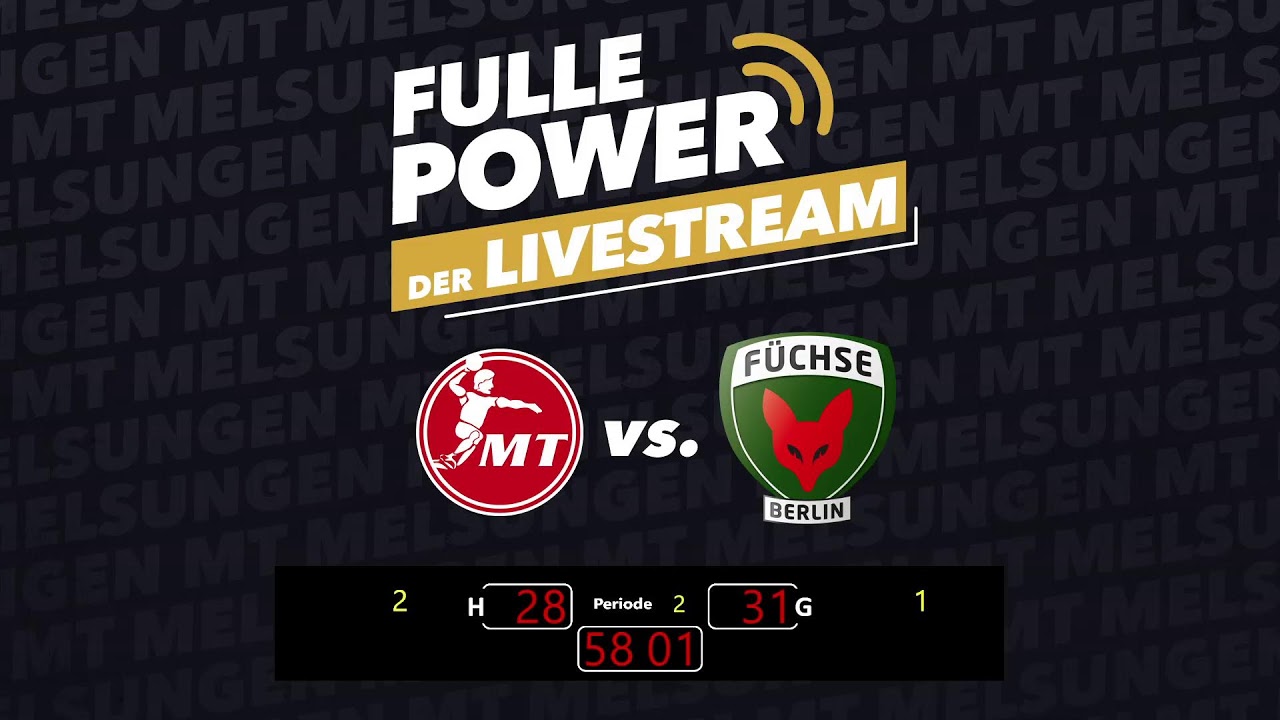 FULLE POWER - Der Livestream // Füchse Berlin (02.10.2022)