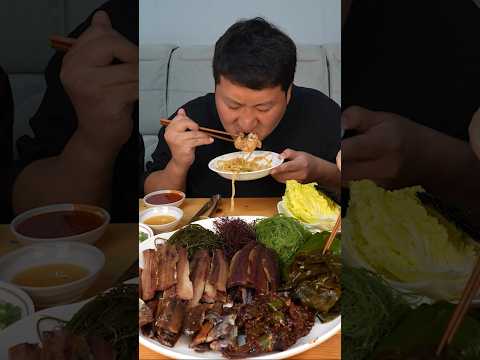 싱싱한 겨울 제철 과메기와 모리칼국수! #먹방 #shorts #요리