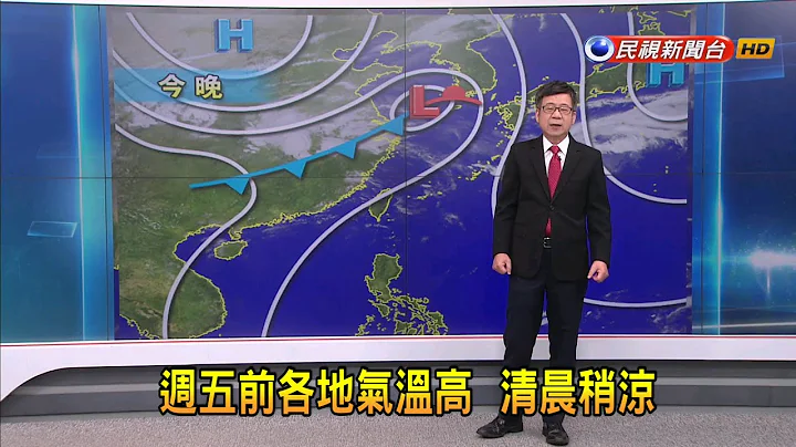 2023/3/22周五前各地气温高 清晨稍凉－民视新闻 - 天天要闻