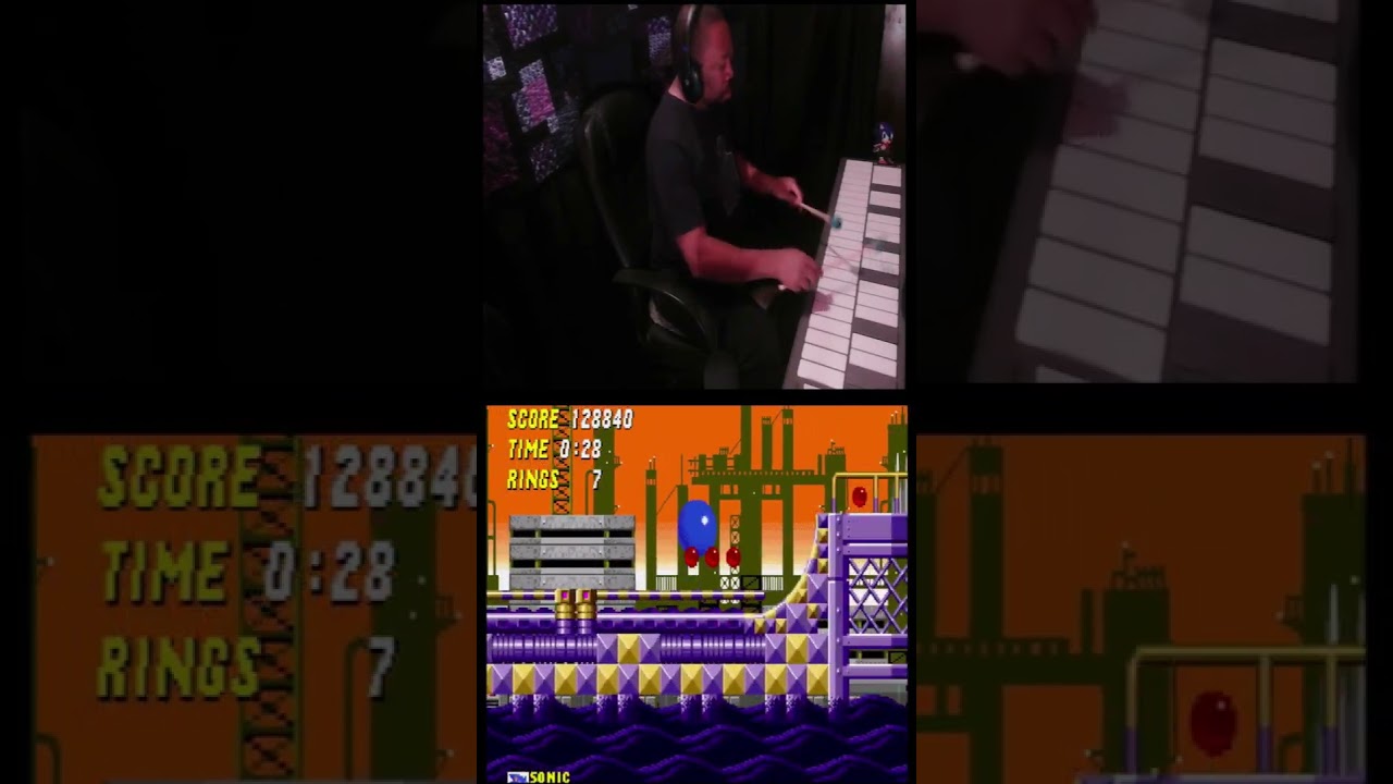 #videogamemusic #sonic2 #vibraphone #smallcreators #shorts #brothaNblue #blerd #wgipercussion