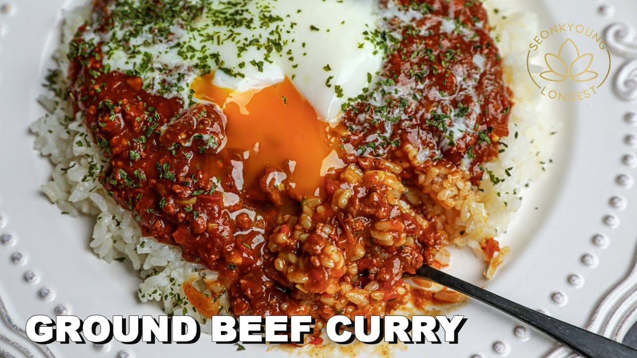 EASY Ground Beef Curry Recipe | Seonkyoung Longest